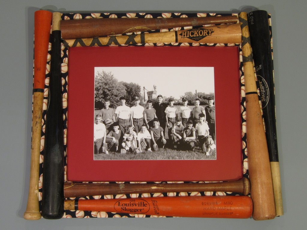 Baseball Bat Picture Frame